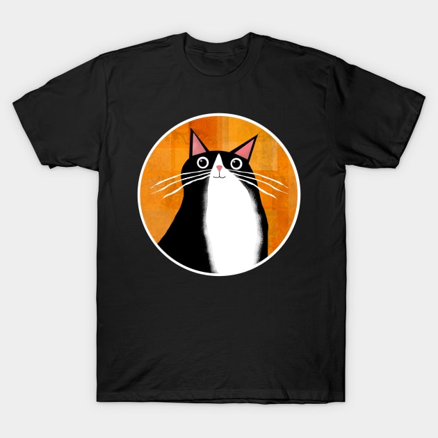 Tuxedo Cat T-Shirt by Scratch